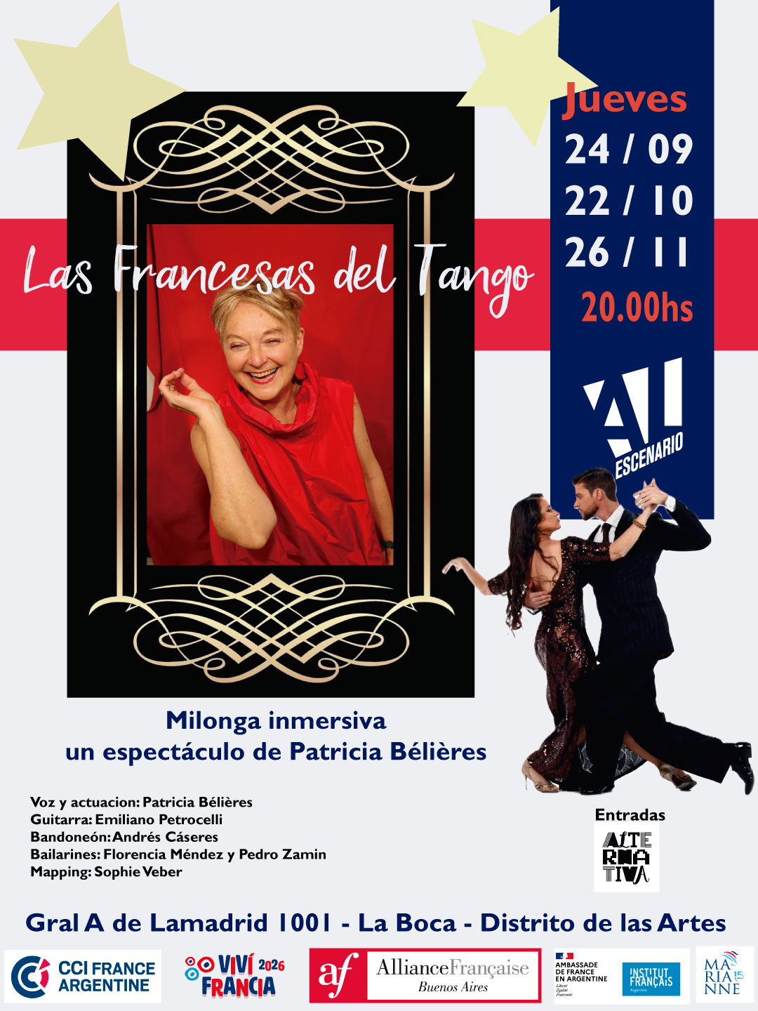 Las francesas del tango - Al Escenario